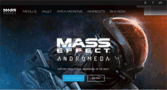 Desktop Screenshot of masseffect.com